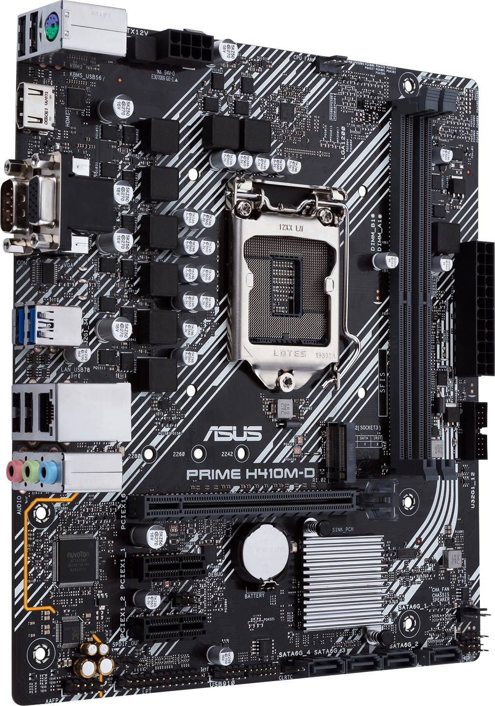 Asus PRIME H410M-D Mainboard Sockel (PC) Intel® 1200 Formfaktor (Details) Micro-ATX