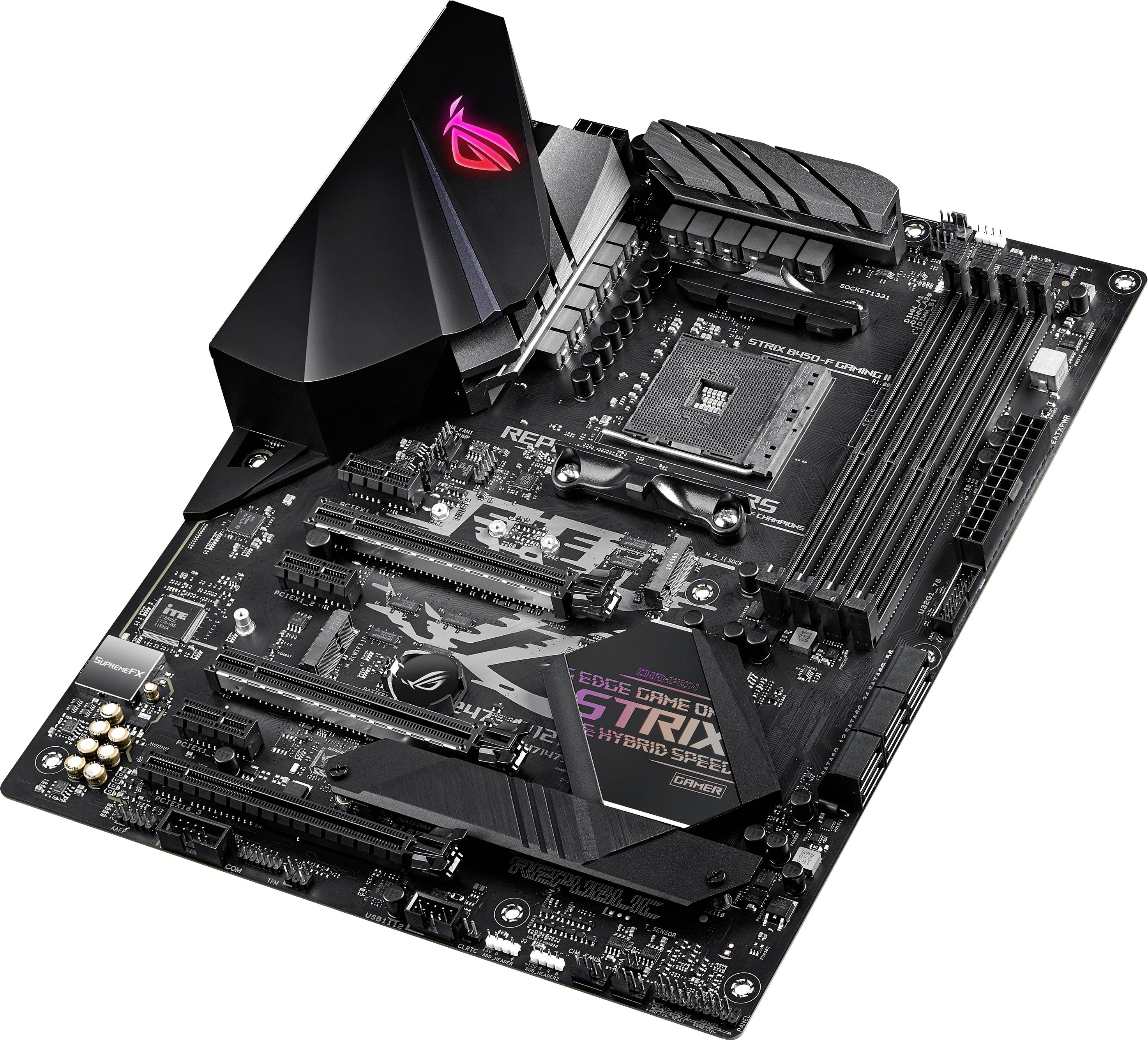 Asus ROG STRIX B450-F GAMING II Mainboard Sockel (PC) AMD AM4 Formfaktor (Details) ATX Mainboard-Ch