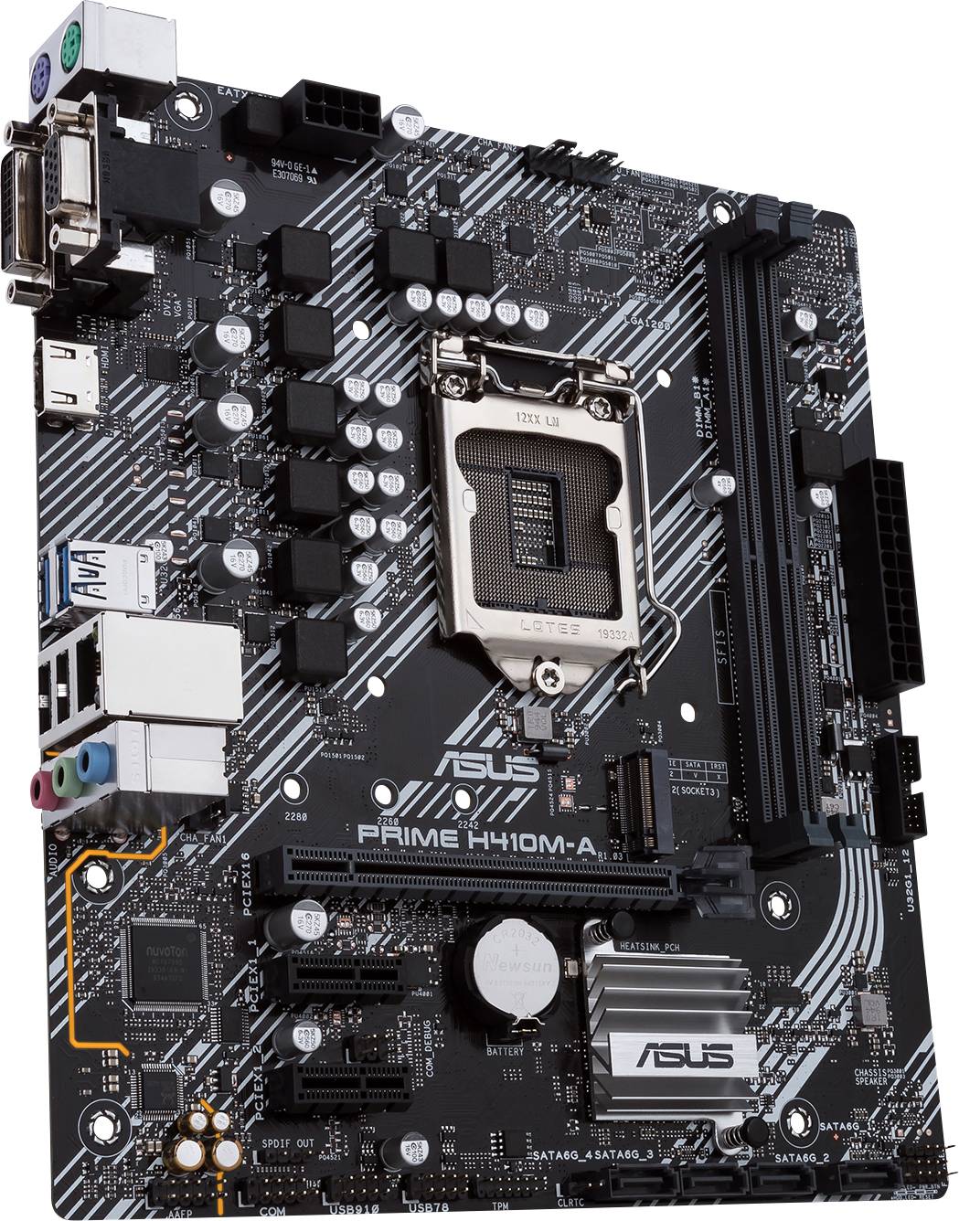 Asus PRIME H410M-A/CSM Mainboard Sockel (PC) Intel® 1200 Formfaktor (Details) Micro-ATX Mainboard-C