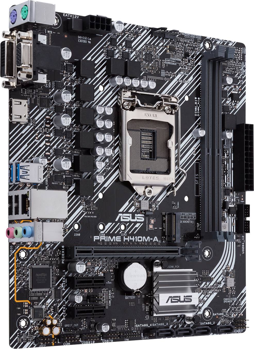 Asus PRIME H410M-A/CSM Mainboard Sockel (PC) Intel® 1200 Formfaktor (Details) Micro-ATX Mainboard-C