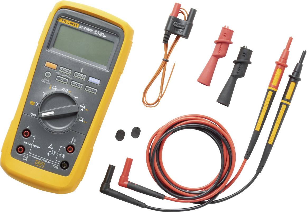Fluke 87V-MAX Hand-Multimeter digital CAT III 1000 V, CAT IV 600V