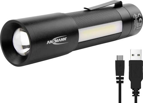 Ansmann 1600-00248 Taschenlampe mit Gürtelclip, mit Handschlaufe 340g