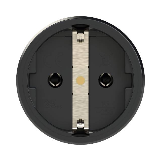 PCE 25711-sr Schutzkontaktkupplung 250 V Schwarz/Rot IP54