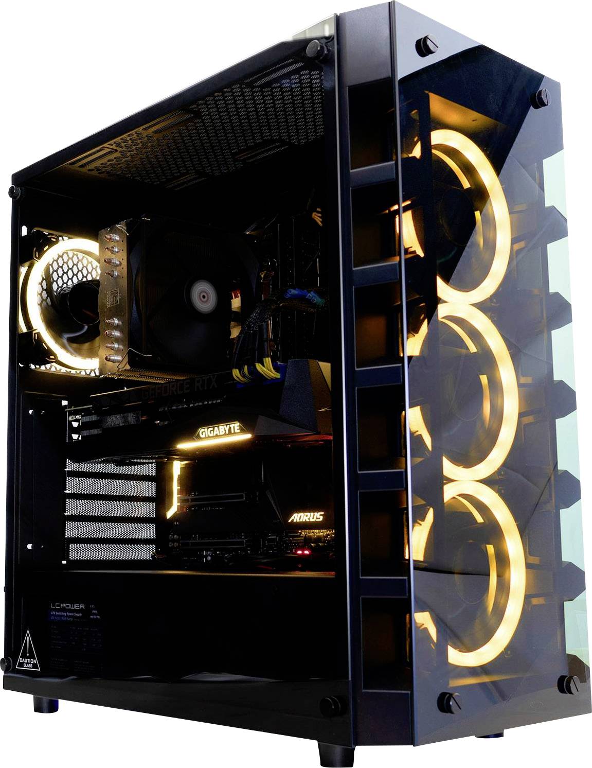 Joy-it CR-2344784 Gaming PC Intel® Core™ i9 i9-10850K 32GB 1TB SSD Nvidia GeForce RTX 3070 Windows® 10 Pro