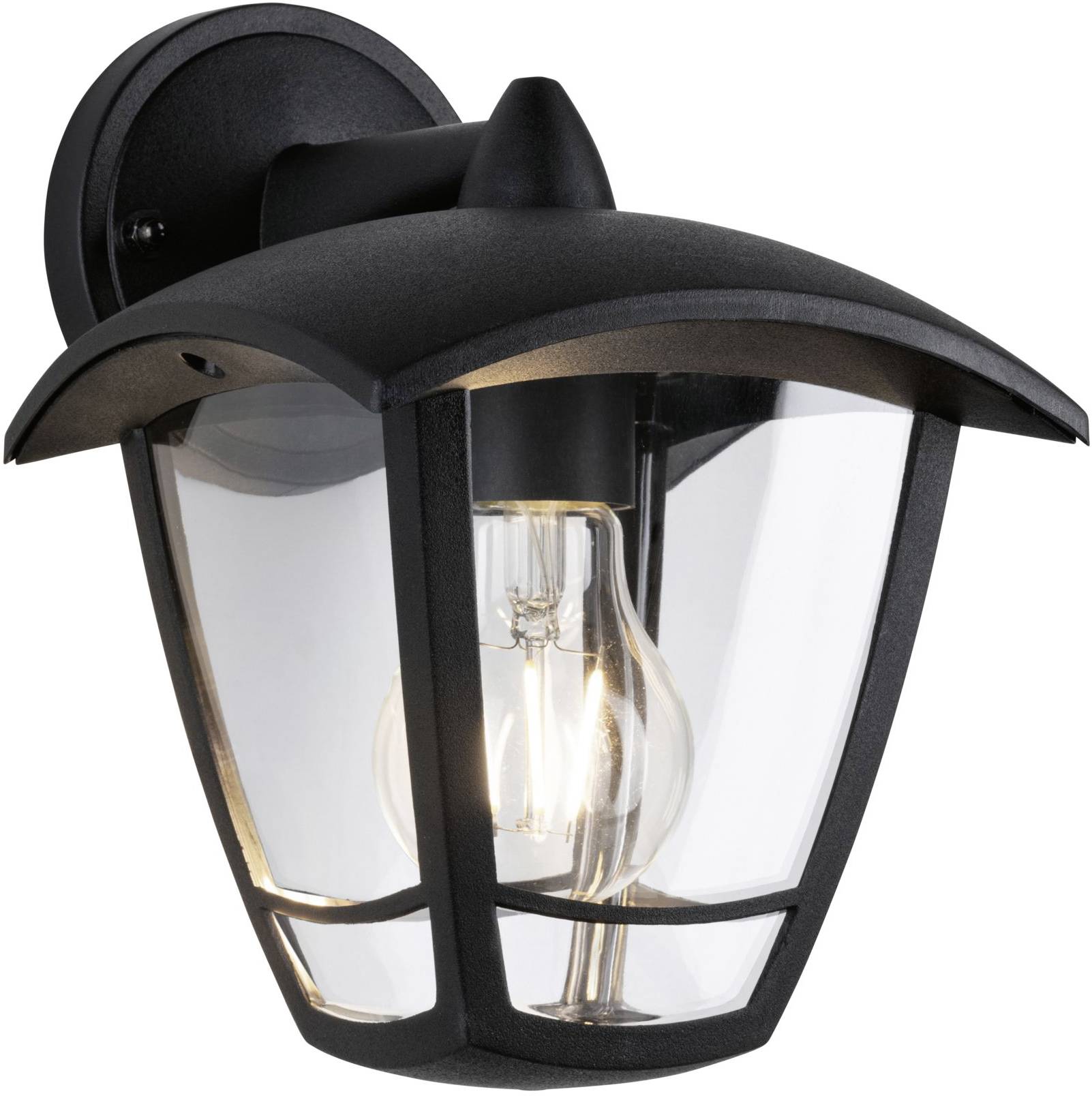 Paulmann 94392 Wandleuchte E27 Klar, Schwarz