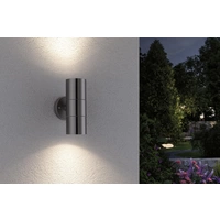 Paulmann 94331 Wandleuchte GU10 Edelstahl (gebürstet) Paulmann 94331 Wandleuchte GU10 Edelstahl (gebürstet)