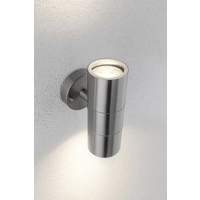 Paulmann 94331 Wandleuchte GU10 Edelstahl (gebürstet) Paulmann 94331 Wandleuchte GU10 Edelstahl (gebürstet)