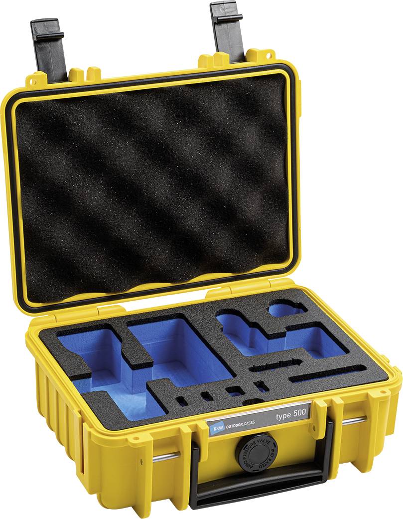 B & W International Kamerakoffer 500/Y/Pocket2 Innenmaß (B x H x T)=145 x 205 x 80mm Wasserdicht