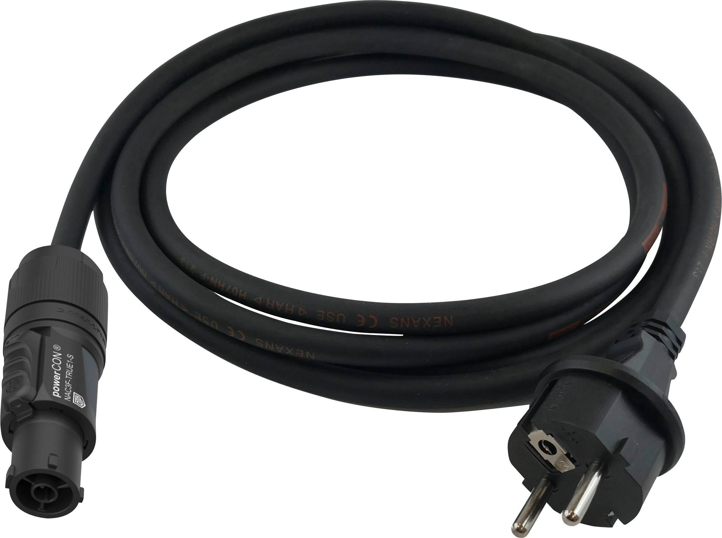 HAWA R7028 Strom Anschlusskabel Schwarz 5.00 m