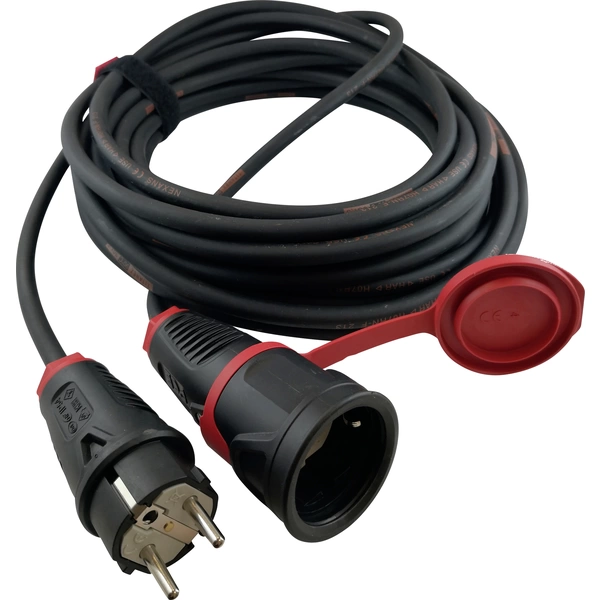 HAWA R7030 Strom Verlängerungskabel 16A Schwarz 10.00m H07RN-F 3G 1,5mm² HAWA R7030 Strom Verlängerungskabel 16A Schwarz 10.00m H07RN-F 3G 1,5mm²