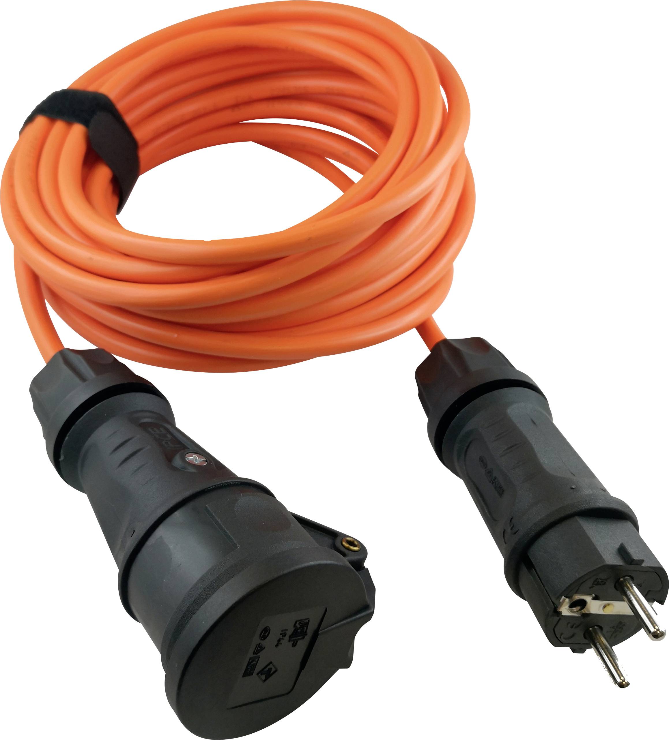 HAWA R7033 Strom Verlängerungskabel 16 A Orange 20.00 m H07BQ-F 3G 1,5 mm²