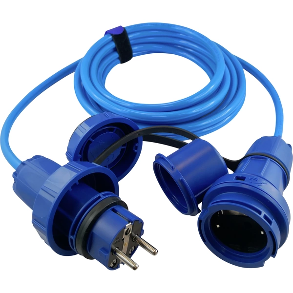 HAWA R7034 Strom Verlängerungskabel 16A Blau 5.00m H07BQ-F 3G 1,5mm² HAWA R7034 Strom Verlängerungskabel 16A Blau 5.00m H07BQ-F 3G 1,5mm²