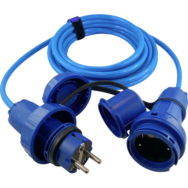HAWA R7035 Strom Verlängerungskabel 16A Blau 10.00m H07BQ-F 3G 1,5mm² HAWA R7035 Strom Verlängerungskabel 16A Blau 10.00m H07BQ-F 3G 1,5mm²