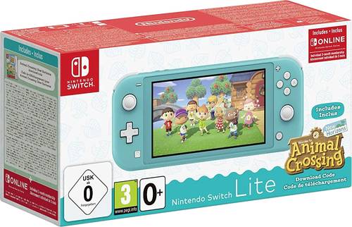 Nintendo Switch Lite Türkis Animal Crossing New Horizons Edition  - Onlineshop Voelkner