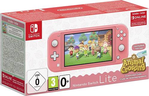 Nintendo Switch Lite Koralle Animal Crossing New Horizons Edition  - Onlineshop Voelkner