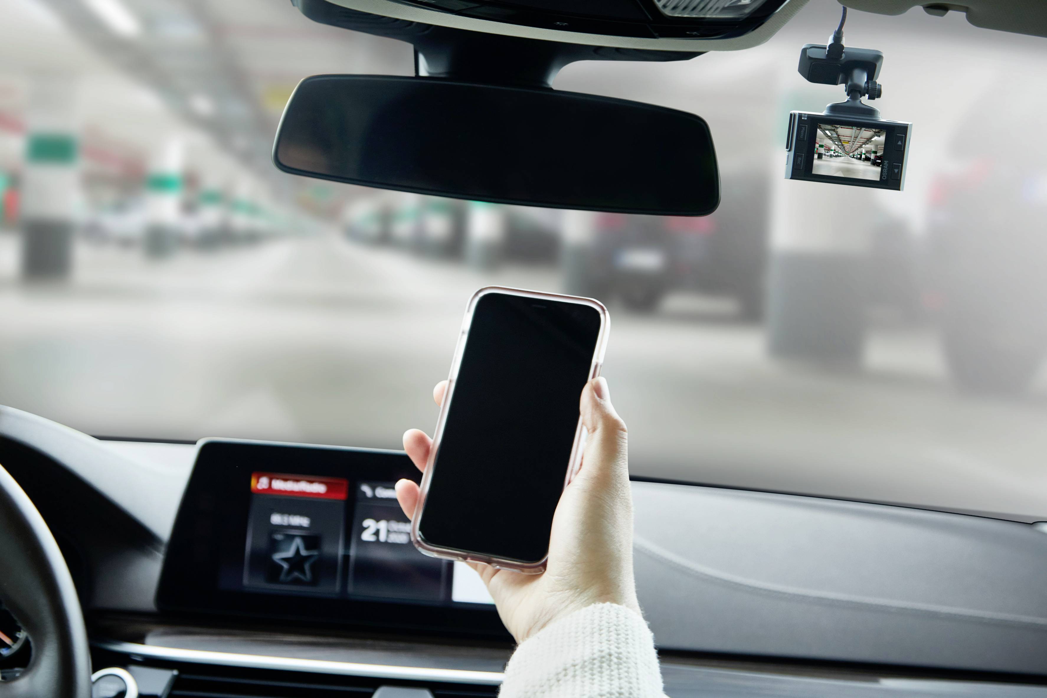 OSRAM ORSDC30 Dashcam Blickwinkel horizontal max.=130 ° 5 V Akku, Display, WLAN