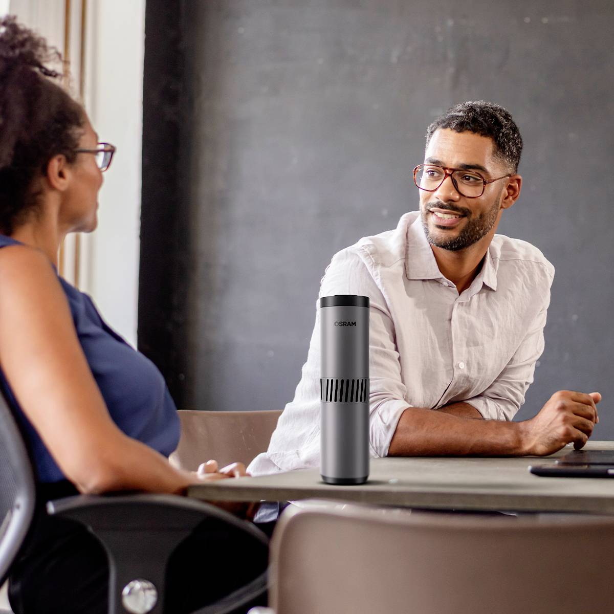 OSRAM AirZing UV-COMPACT UV-Sterilisator 12W Grau (metallic)