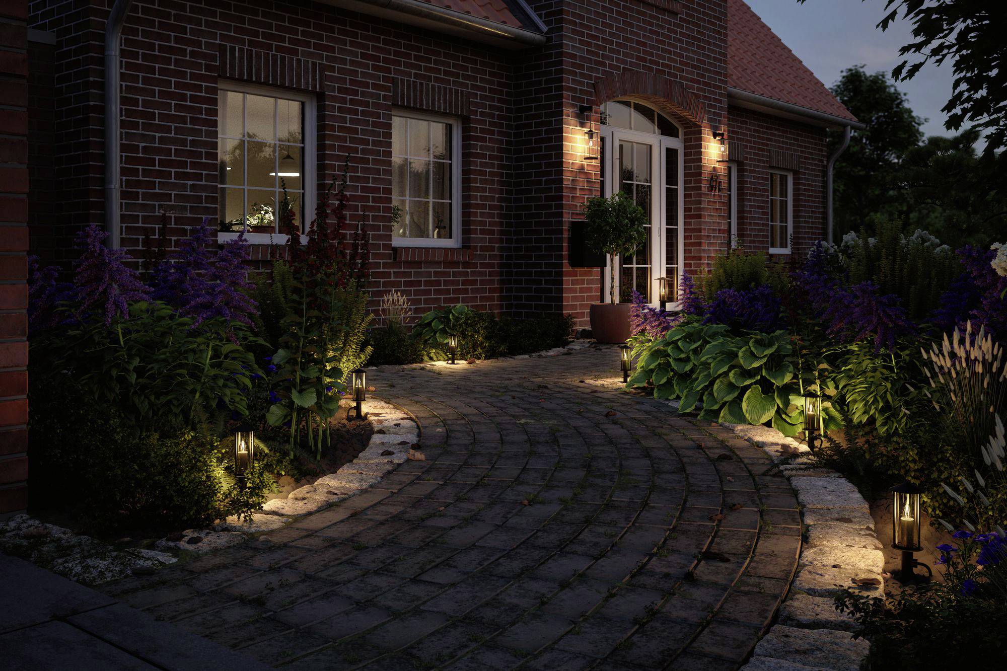 Paulmann Poller Classic 94322 Beleuchtungssystem Plug & Shine 2W Anthrazit