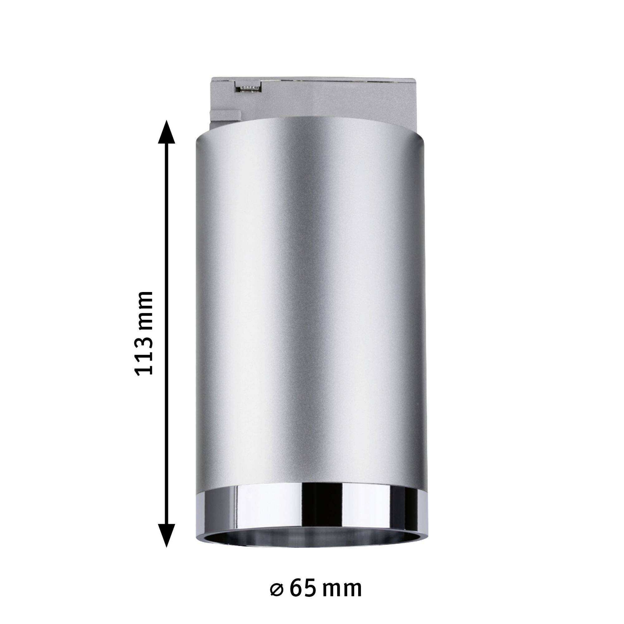 Paulmann Spot Tube Deckenstrahler URail GU10 Chrom (matt), Chrom