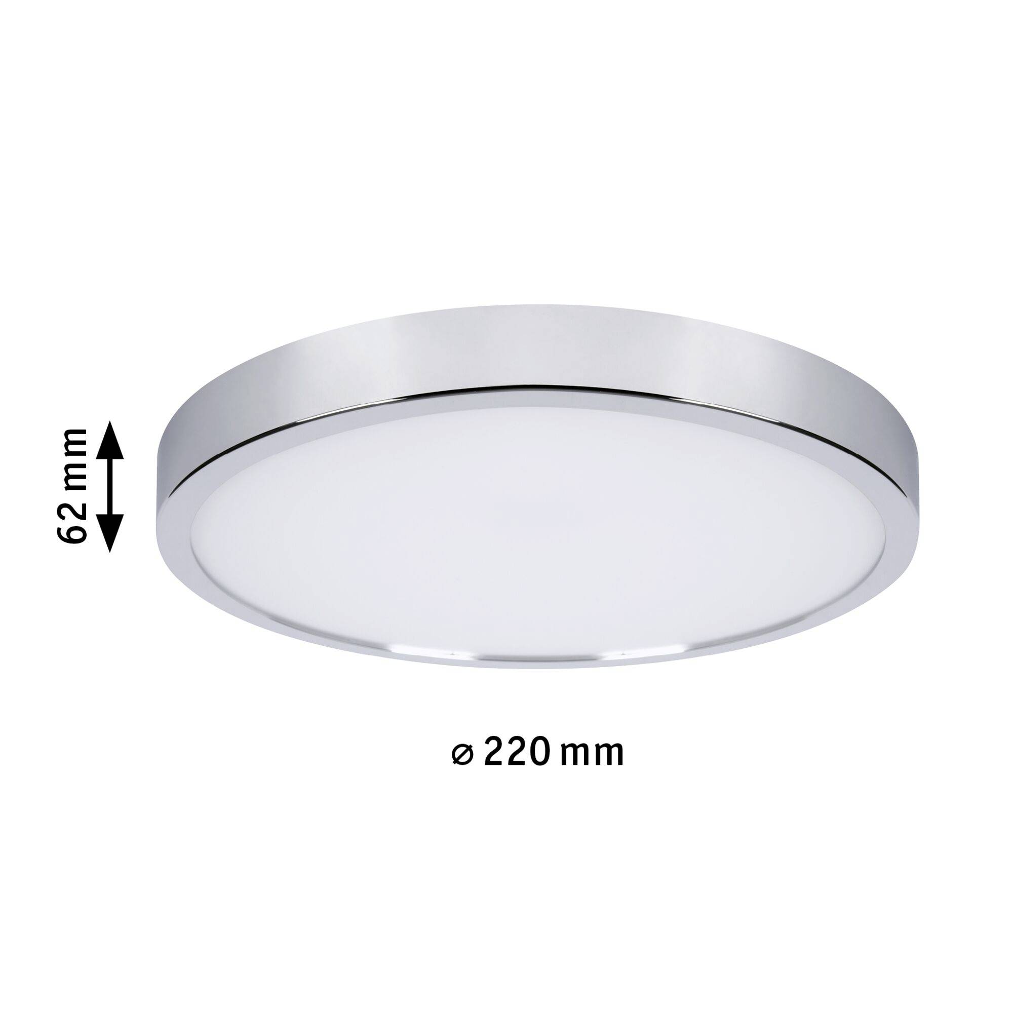 Paulmann LED-Bad-Einbaupanel 24 W IP44 Chrom