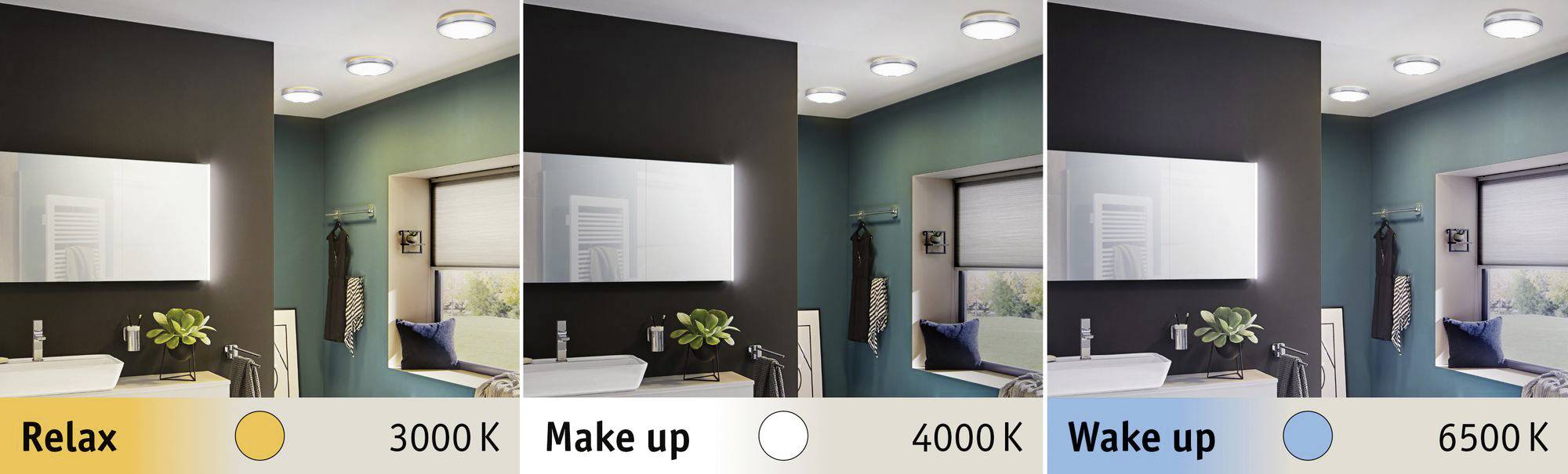 Paulmann LED-Bad-Einbaupanel 24 W IP44 Chrom