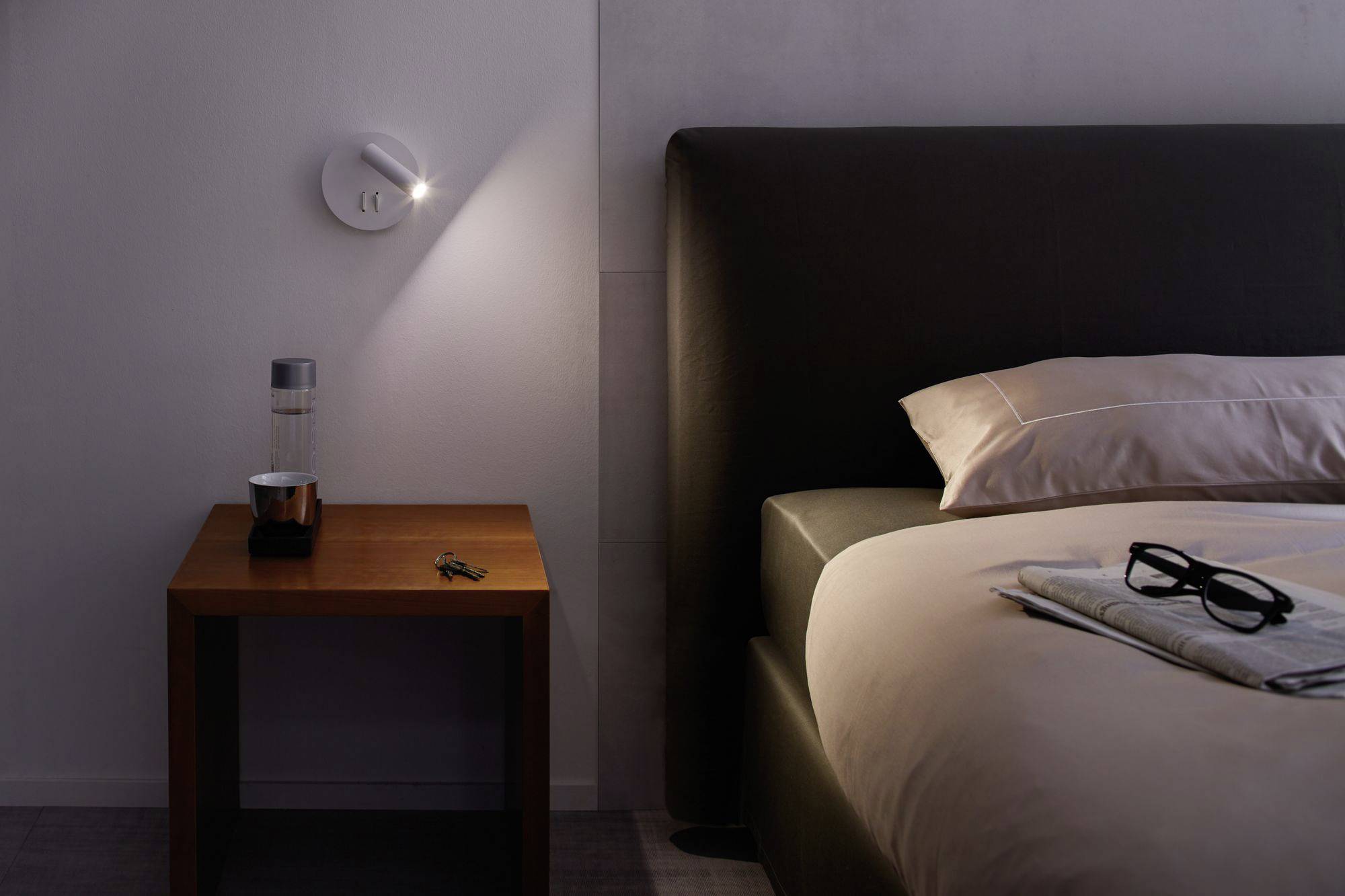 Paulmann 78918 LED-Wandleuchte 3.20W Weiß, Chrom