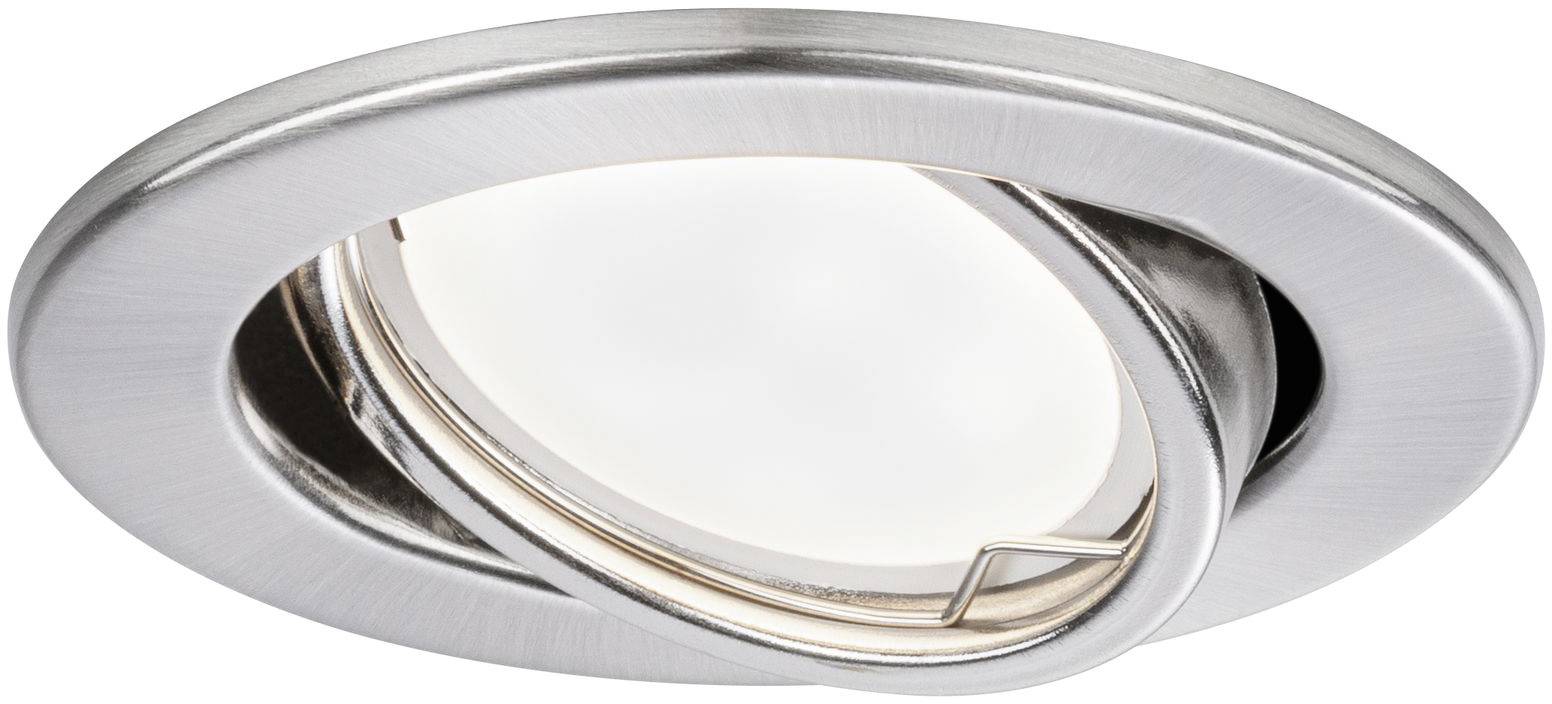 Paulmann 93391 LED-Einbauleuchte GU10 Eisen (gebürstet)