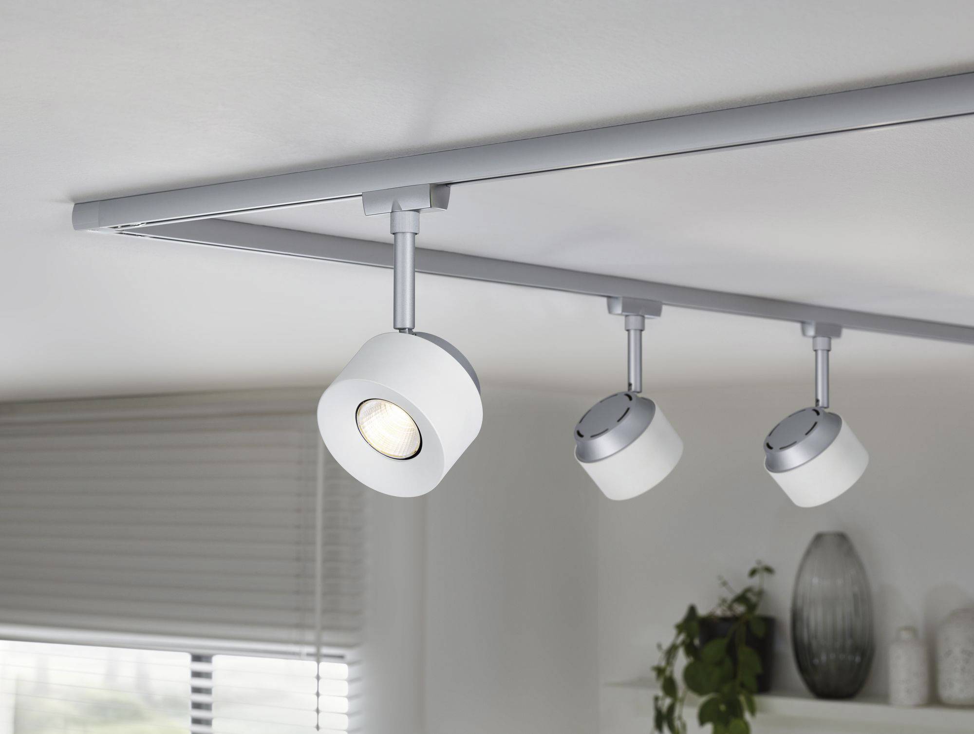 Paulmann Spot Pane Deckenstrahler URail 7W LED Weiß, Chrom (matt)