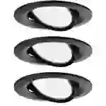 Paulmann 94471 LED-Einbauleuchte 3er Set LED 18W Schwarz (matt) Paulmann 94471 LED-Einbauleuchte 3er Set LED 18W Schwarz (matt)
