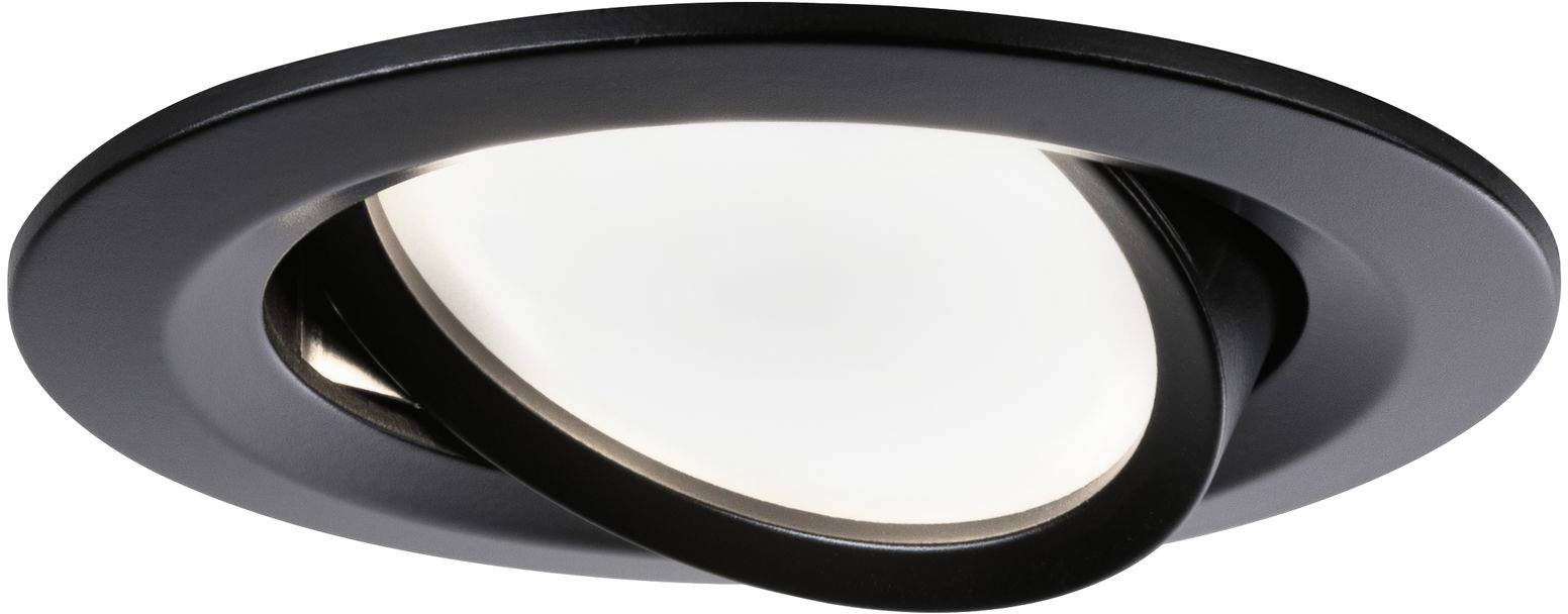 Paulmann 94471 LED-Einbauleuchte 3er Set LED 18W Schwarz (matt)