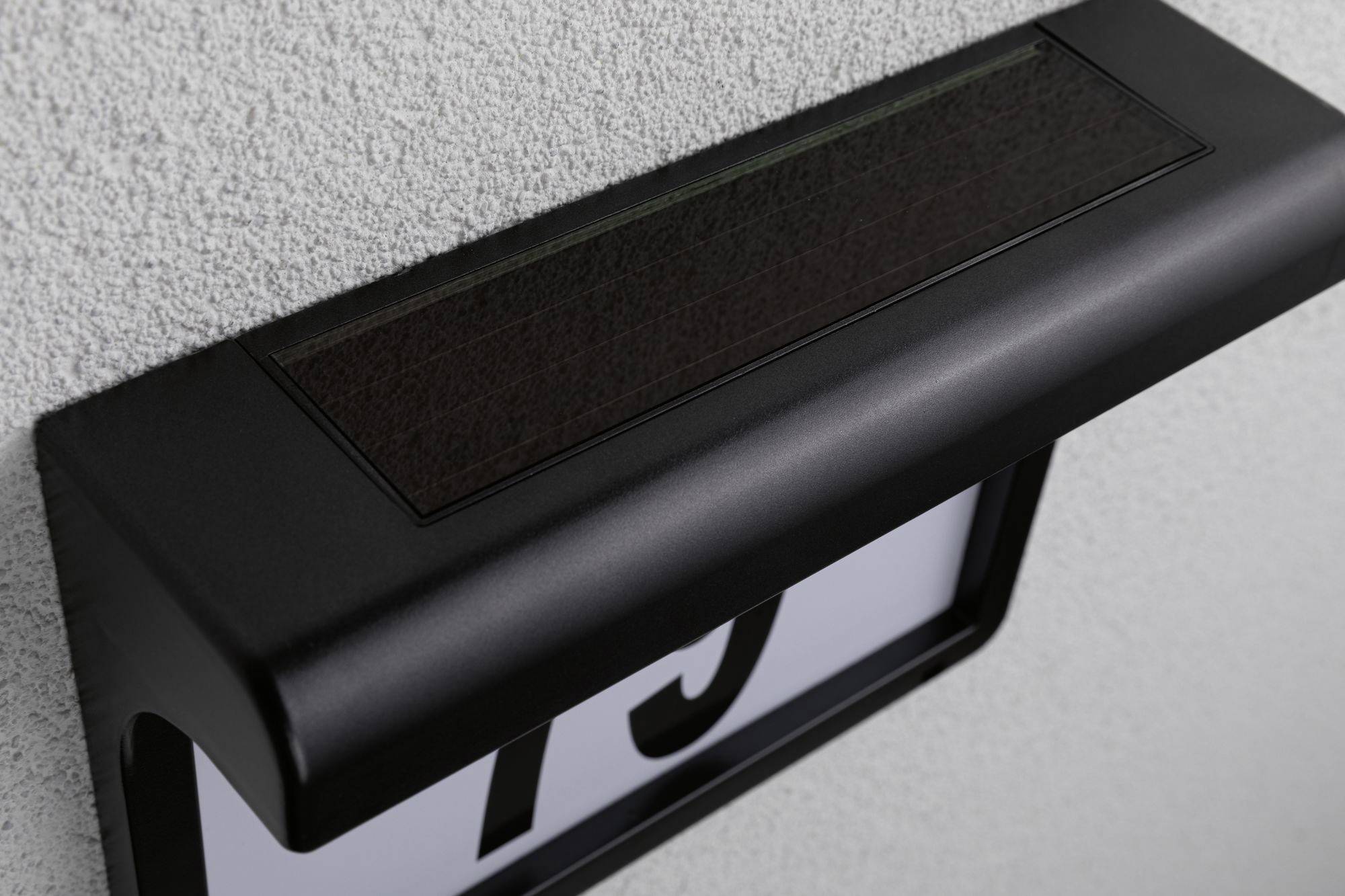 Paulmann 95388 Solar-Hausnummernleuchte 0.05 W Warmweiß Schwarz