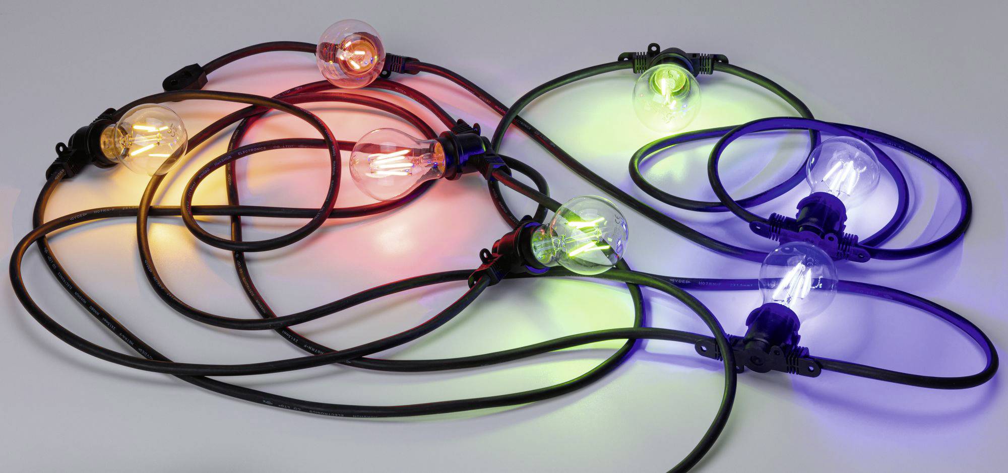 Paulmann 94316 Party-Lichterkette Innen/Außen netzbetrieben Anzahl Leuchtmittel 7