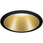 Paulmann 93395 LED-Einbauleuchte GU10 Schwarz (matt), Gold