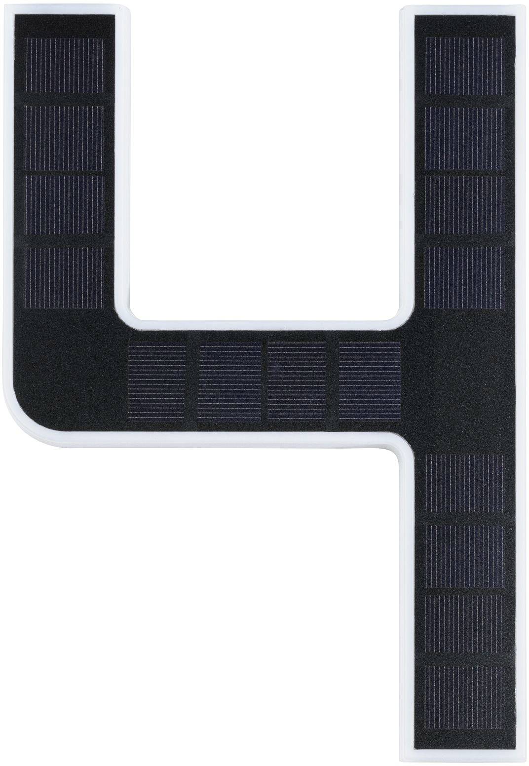 Paulmann 79845 Solar-Hausnummernleuchte 0.20W Warmweiß Schwarz