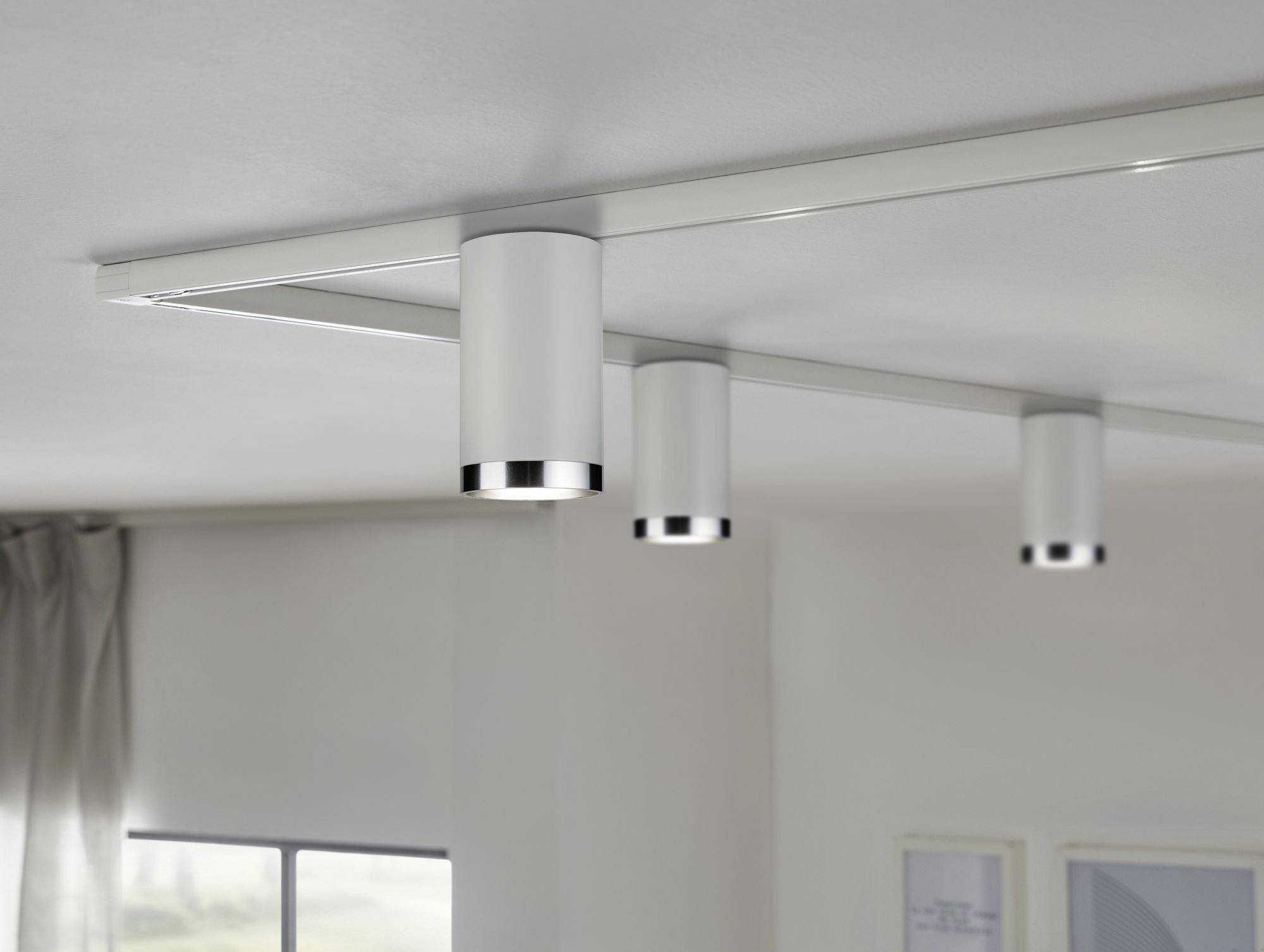 Paulmann Spot Tube Deckenstrahler URail GU10 Weiß, Chrom (matt)