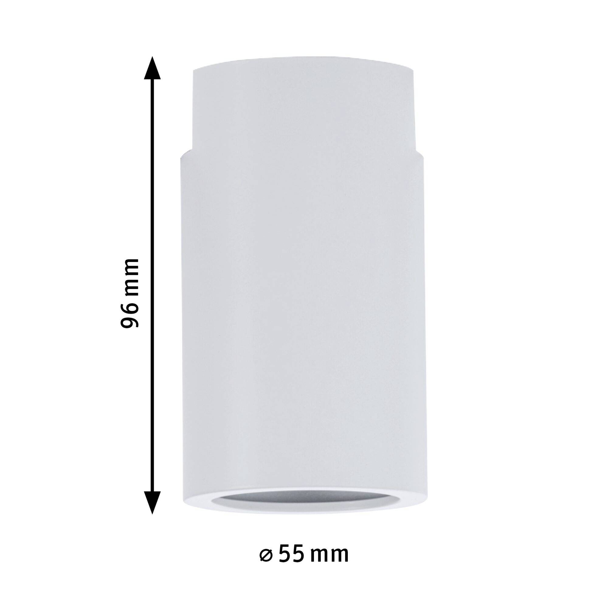 Paulmann Socket Deckenleuchte URail E27 Weiß