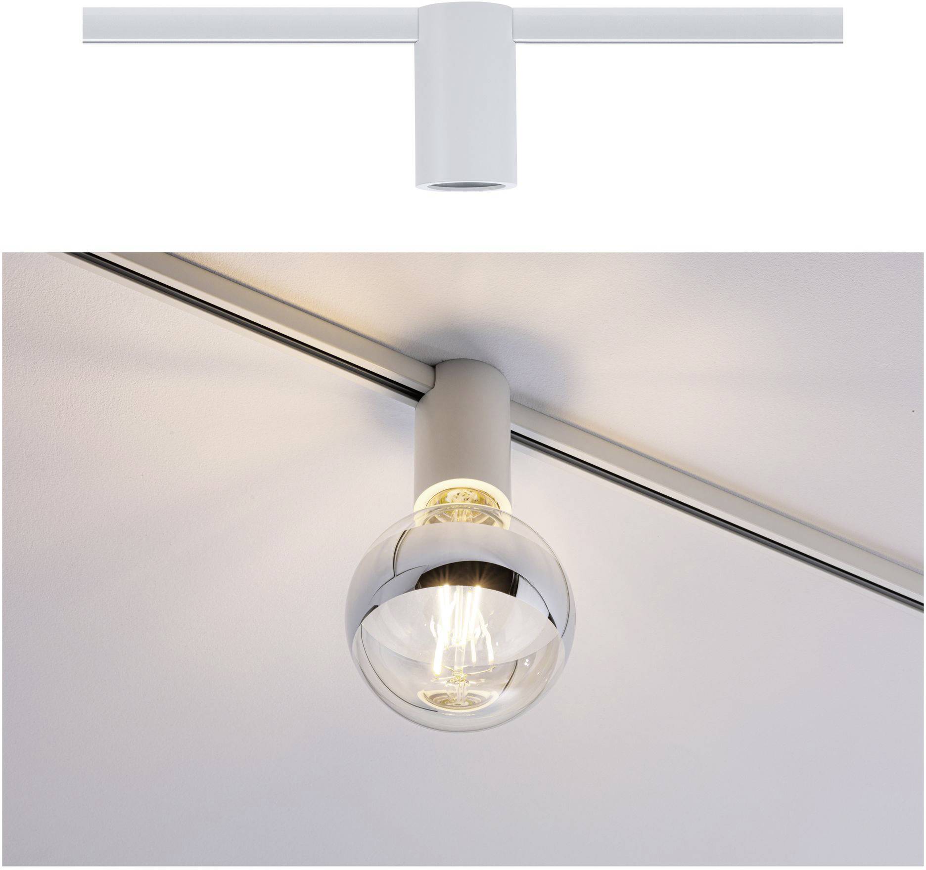 Paulmann Socket Deckenleuchte URail E27 Weiß