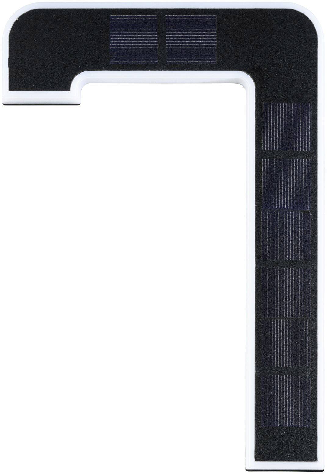 Paulmann 79848 Solar-Hausnummernleuchte 0.20W Warmweiß Schwarz