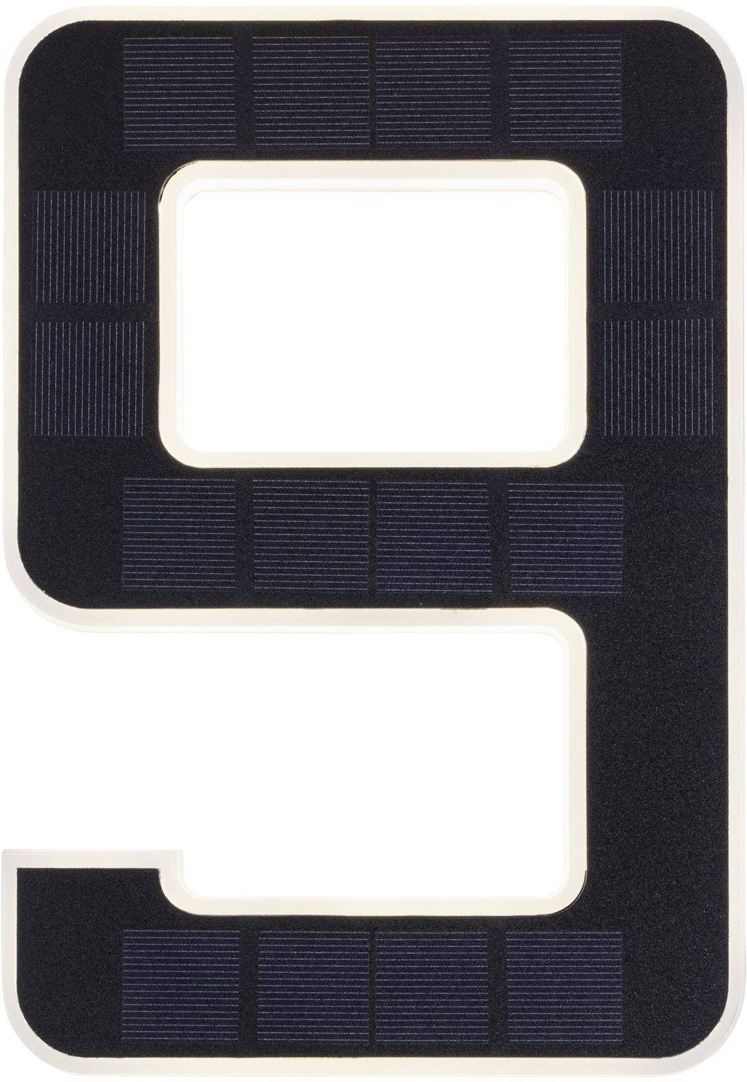 Paulmann 79850 Solar-Hausnummernleuchte 0.20W Warmweiß Schwarz