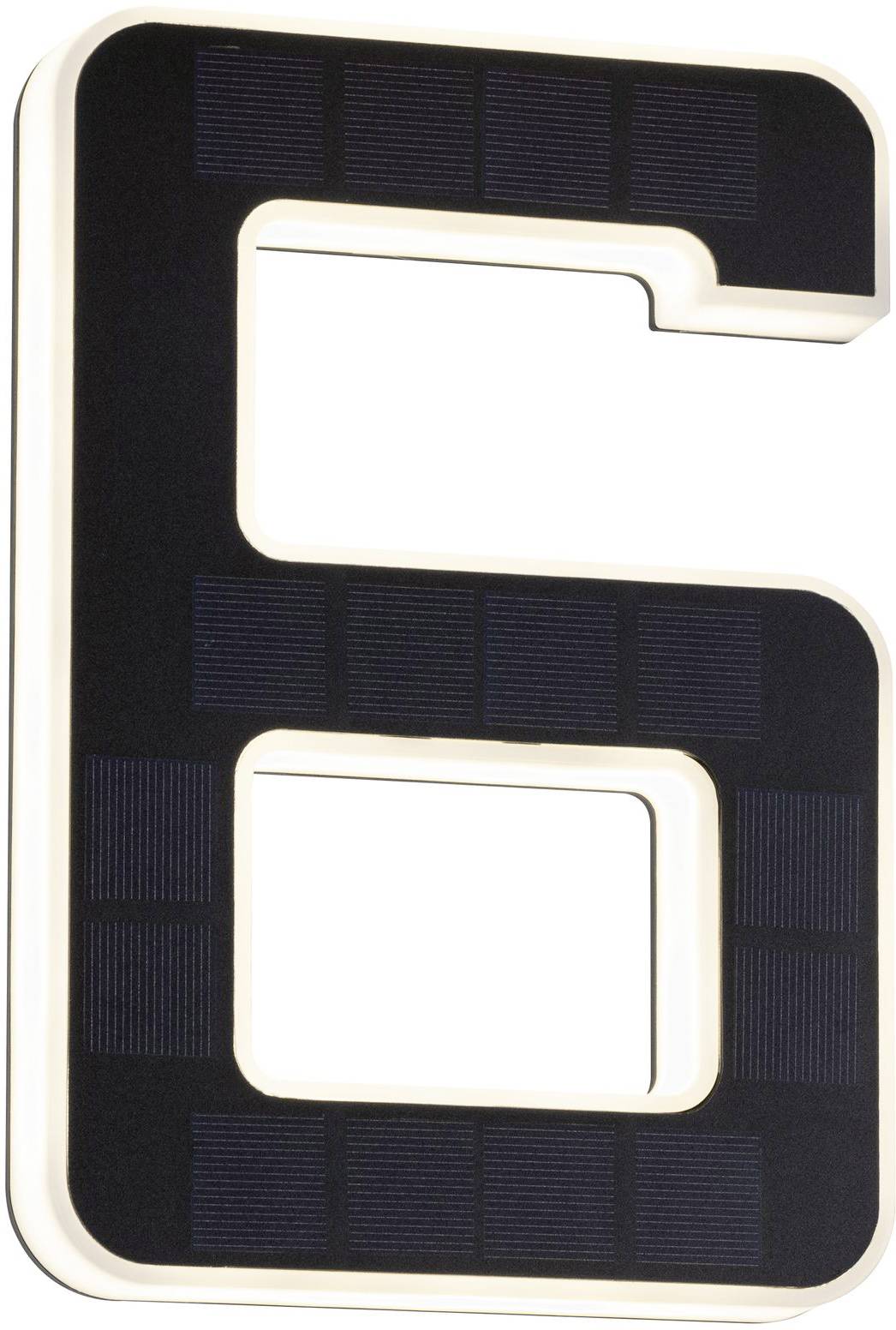 Paulmann 79847 Solar-Hausnummernleuchte 0.20W Warmweiß Schwarz