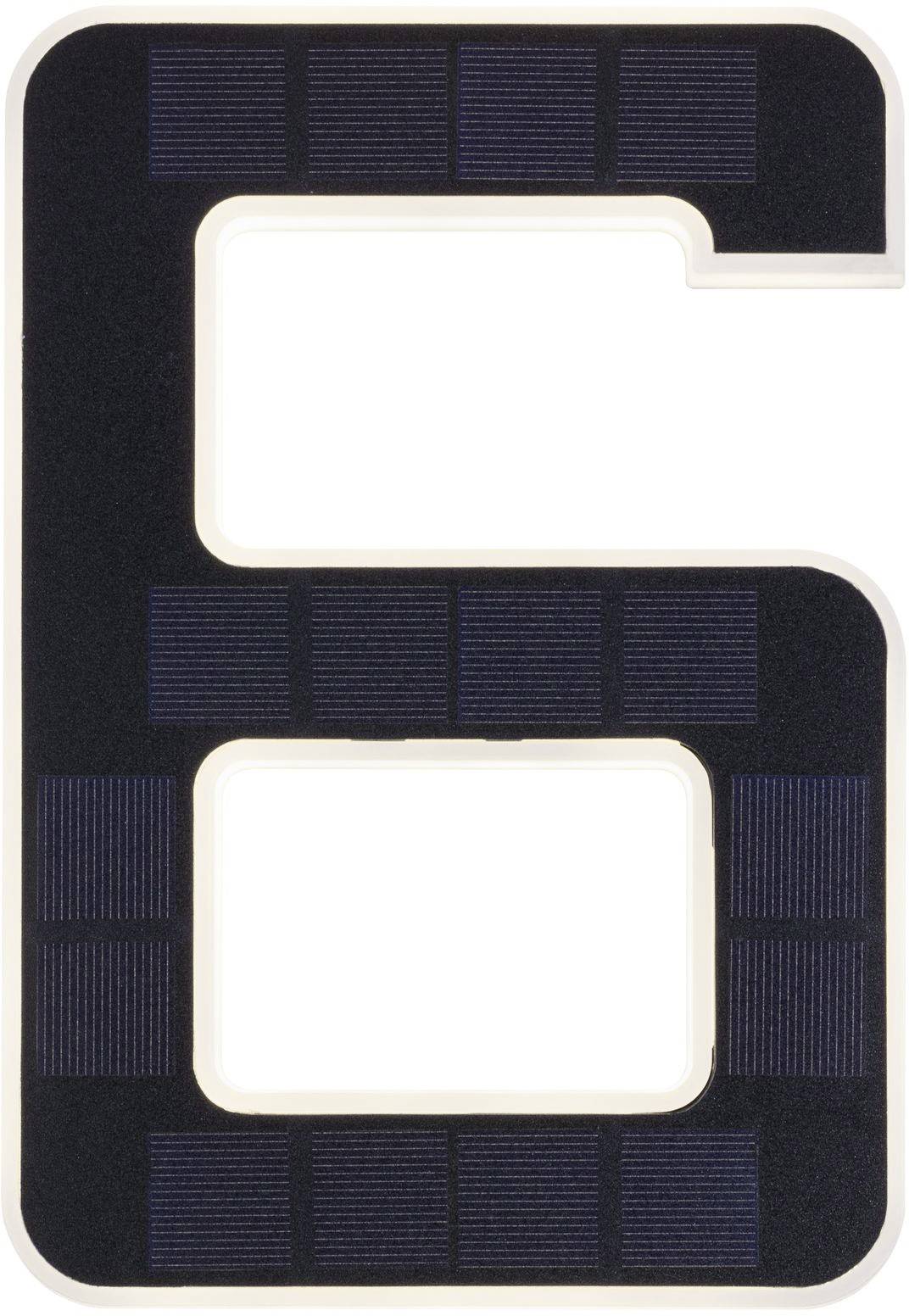 Paulmann 79847 Solar-Hausnummernleuchte 0.20W Warmweiß Schwarz