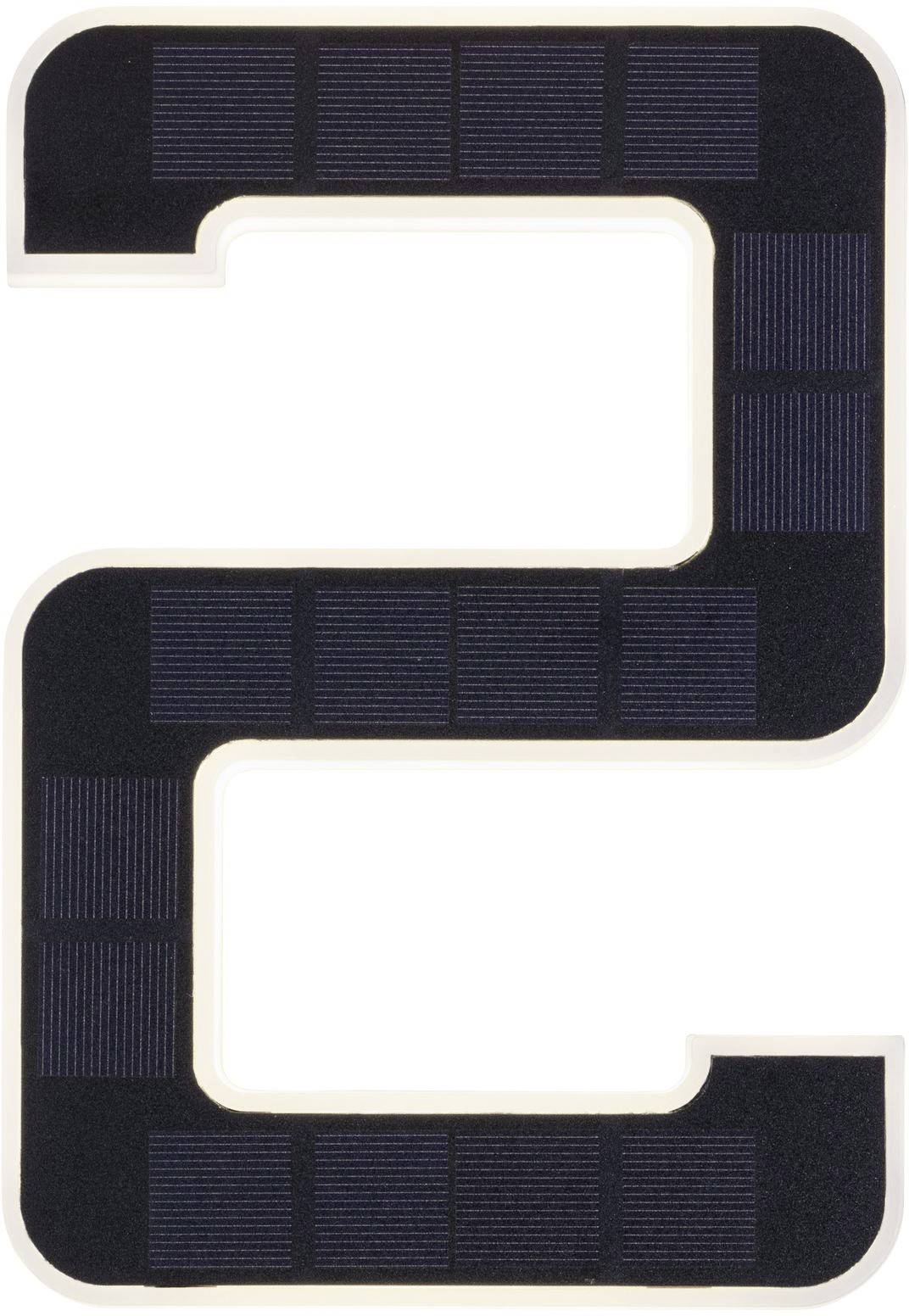 Paulmann 79843 Solar-Hausnummernleuchte 0.20W Warmweiß Schwarz