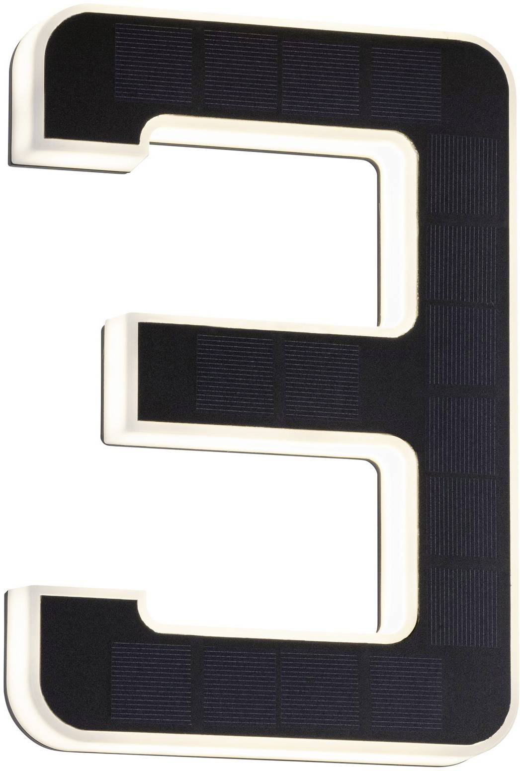 Paulmann 79844 Solar-Hausnummernleuchte 0.20W Warmweiß Schwarz