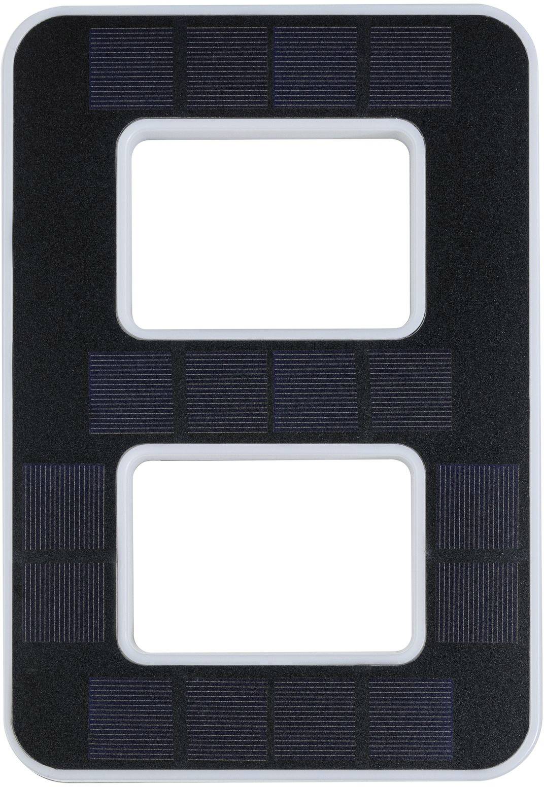 Paulmann 79849 Solar-Hausnummernleuchte 0.20W Warmweiß Schwarz