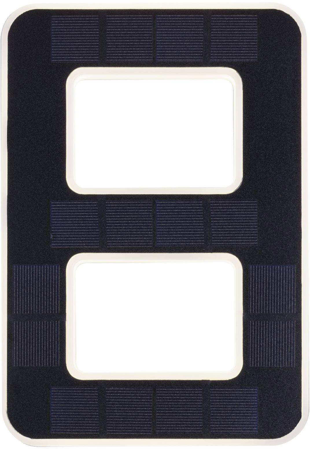 Paulmann 79849 Solar-Hausnummernleuchte 0.20W Warmweiß Schwarz