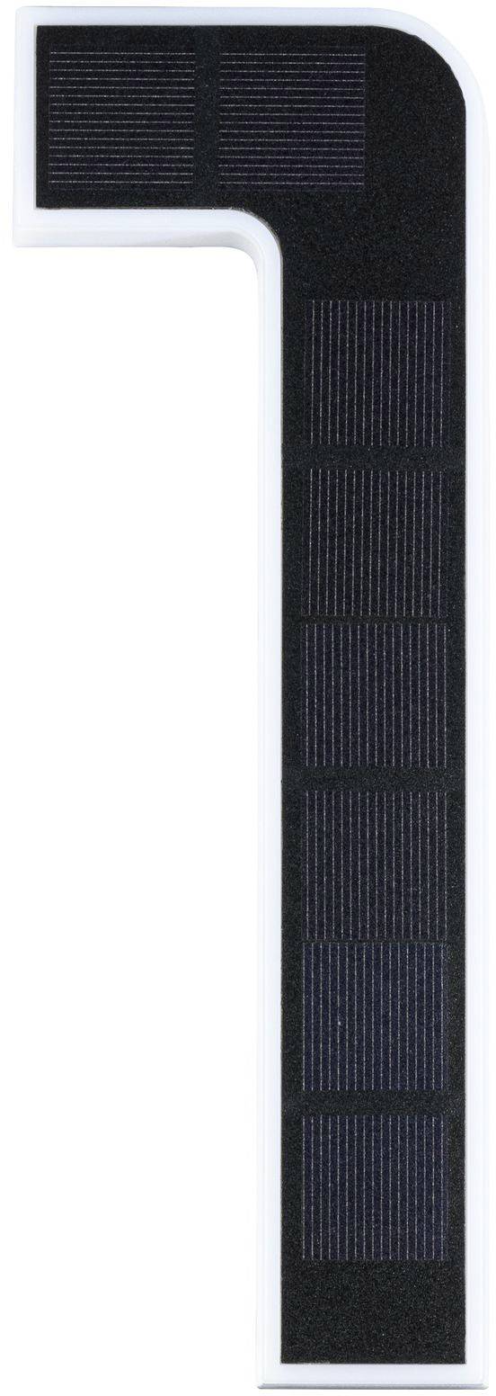 Paulmann 79842 Solar-Hausnummernleuchte 0.20W Warmweiß Schwarz