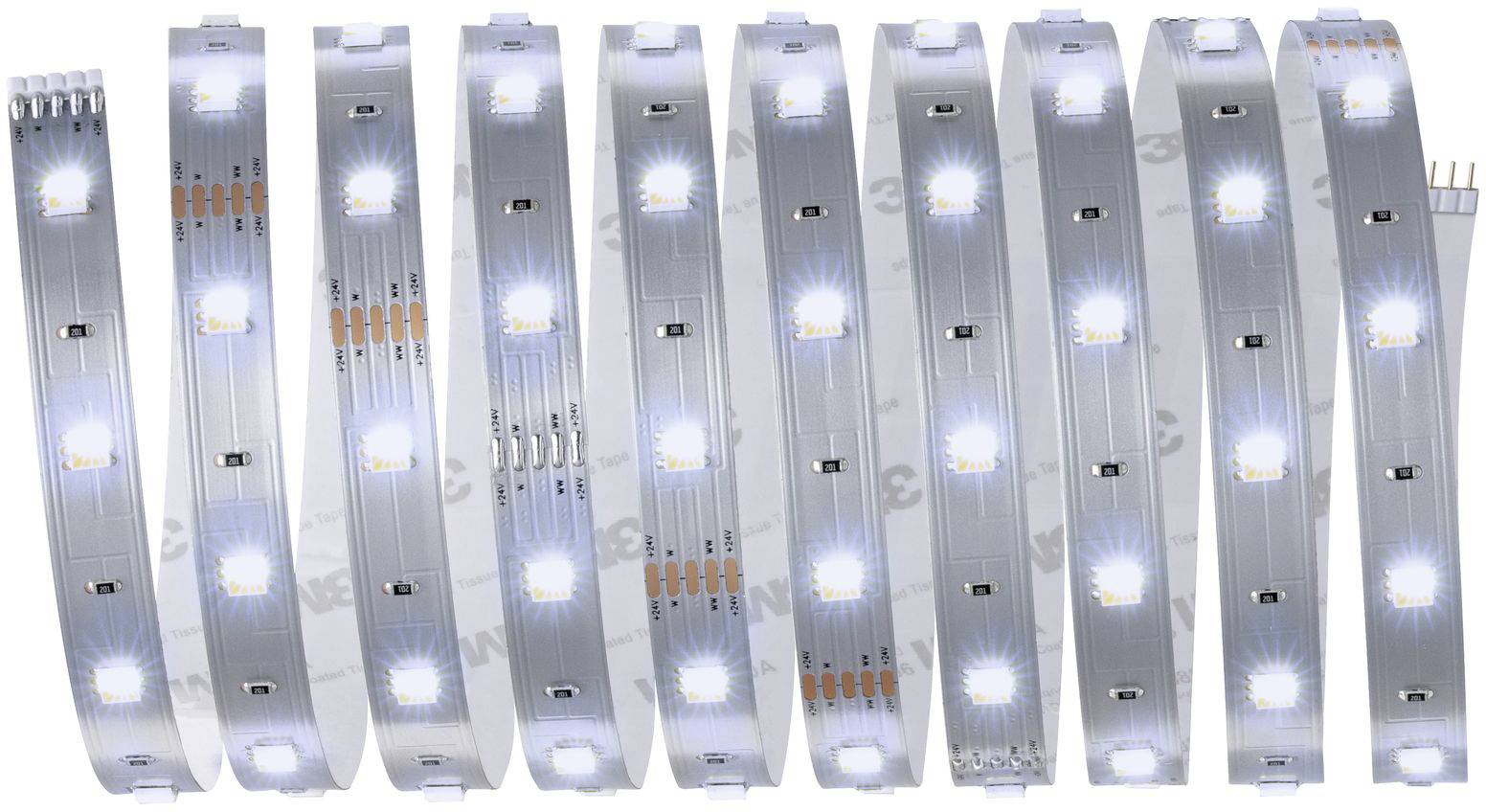Paulmann 79860 LED-Streifen-Basisset mit Stecker 24V 3m Warmweiß 1 Set