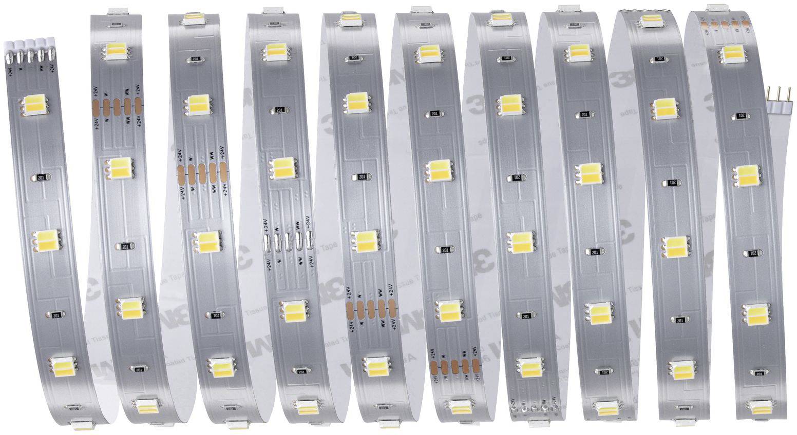 Paulmann 79860 LED-Streifen-Basisset mit Stecker 24V 3m Warmweiß 1 Set