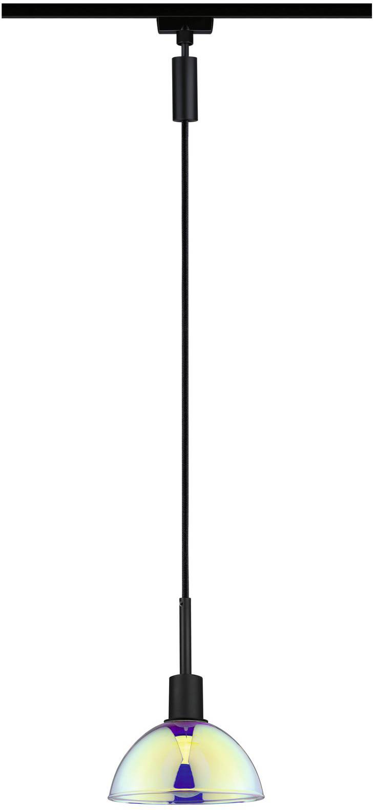 Paulmann Sarrasani Pendelleuchte URail E14 Schwarz (matt), Dichroic