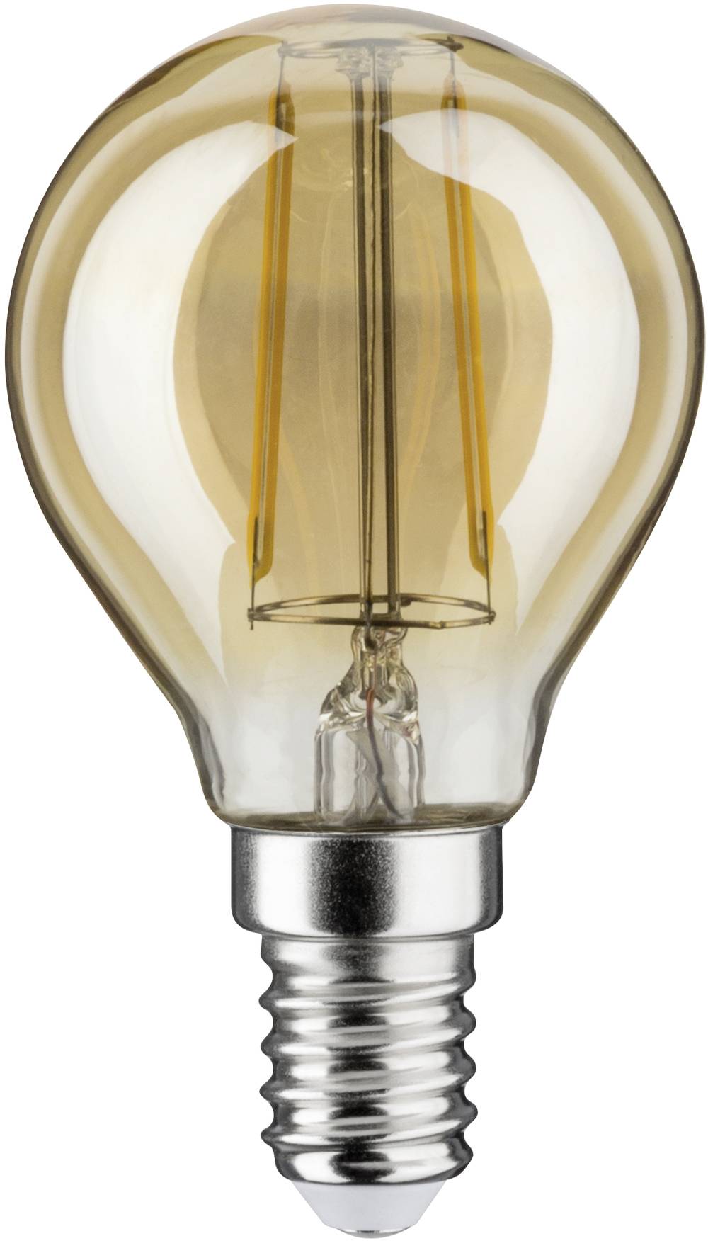 Paulmann 28525 LED E14 Tropfenform 2W = 16.2W Gold (Ø x H) 45mm x 78mm 1St.